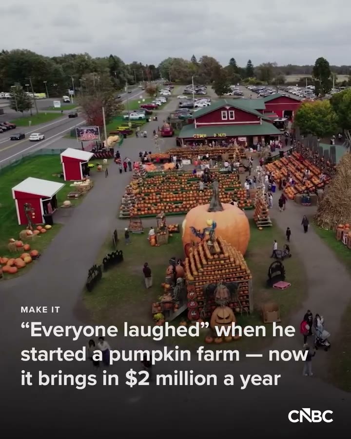 Kelly Schultz built The Great Pumpkin Farm into a seasonal draw near Buffalo