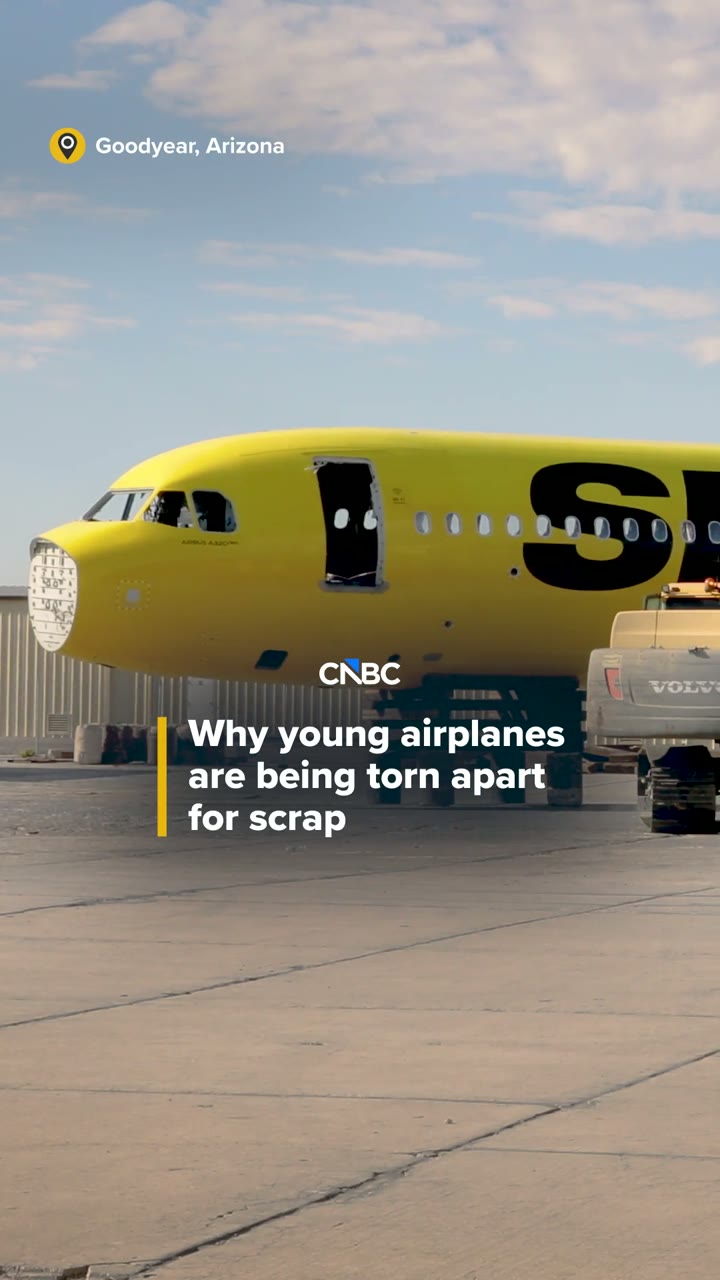 Shortages lead some owners to dismantle young planes for parts