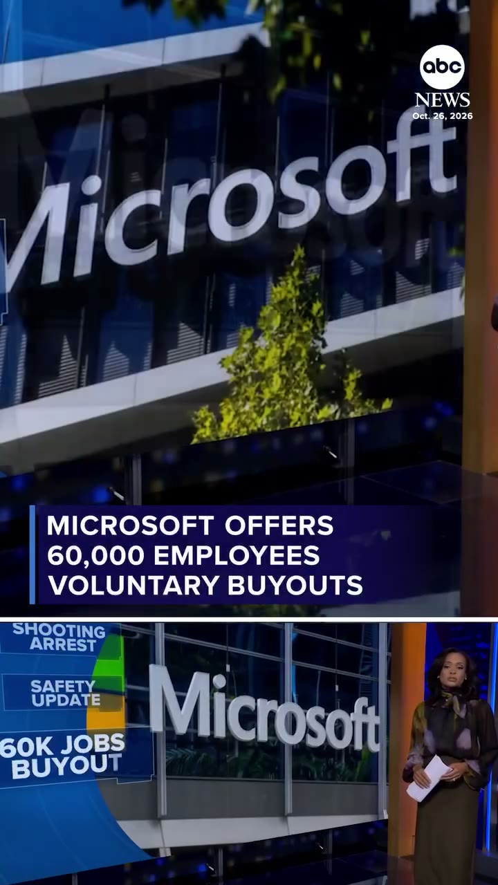 Microsoft offers voluntary buyouts to about 60,000 employees