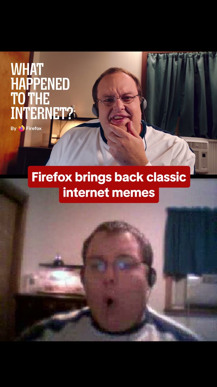 Firefox revisits old internet memes in a nostalgia-themed clip